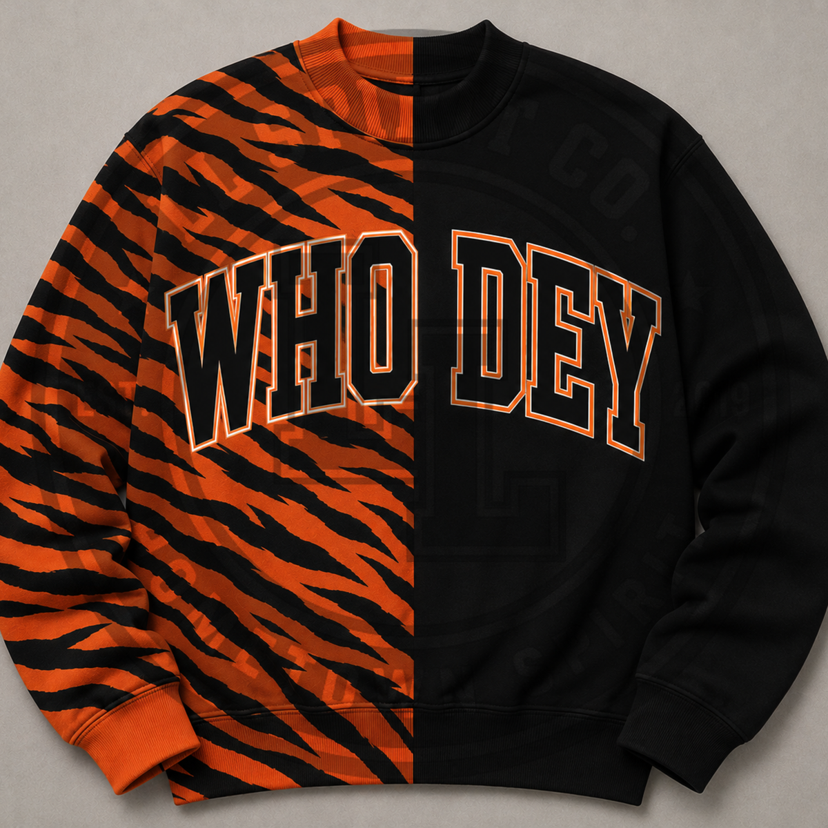 Who Dey Split Crewneck