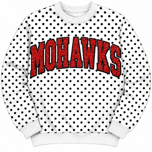 Madison Polka Dot Crewneck