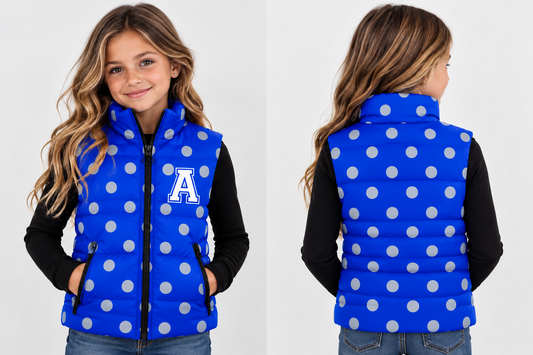 Youth AMS Polka Dot Vest