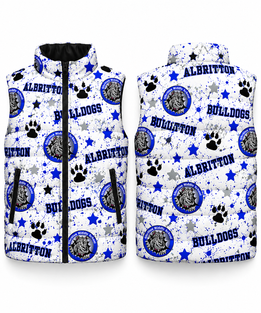 Adult AMS Puffer Vest - Printed