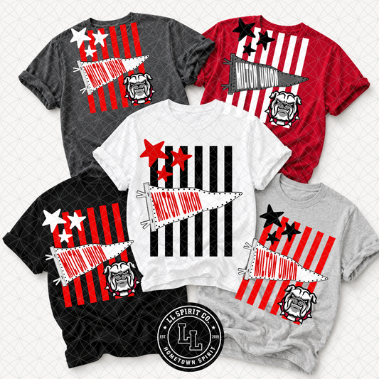 Milton Union Pennant + Stripes