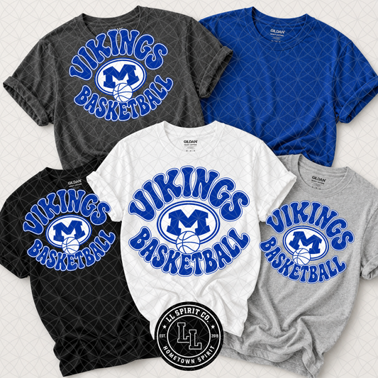 Retro Vikings Basketball (Youth)