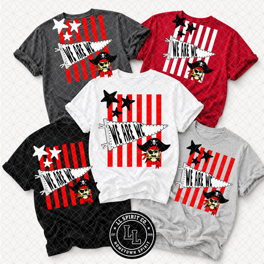 We are WC Pennants + Stripes