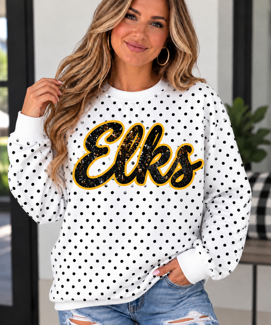 CE Polka Dot Crewneck