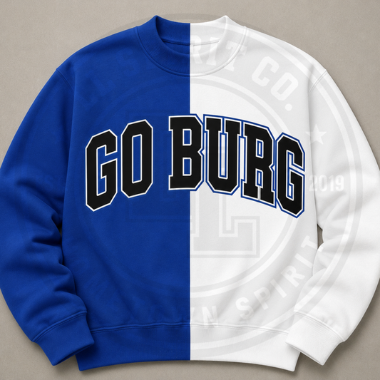 Go Burg Split Crewneck