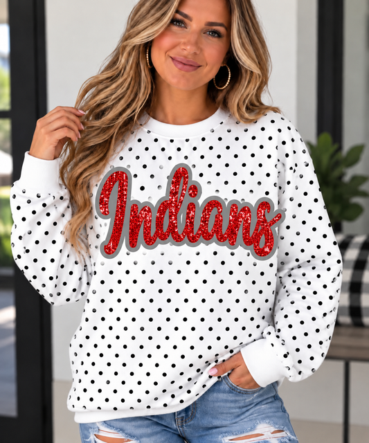Carlisle Polka Dot Crewneck