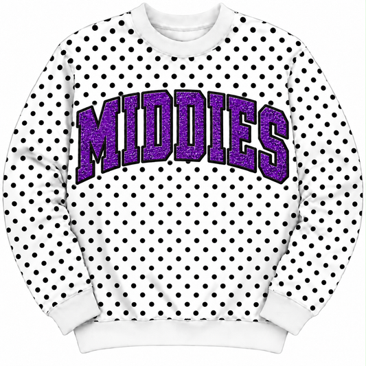 Middletown Polka Dot Crewneck