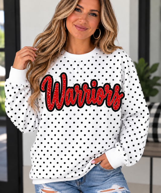 Wayne Polka Dot Crewneck